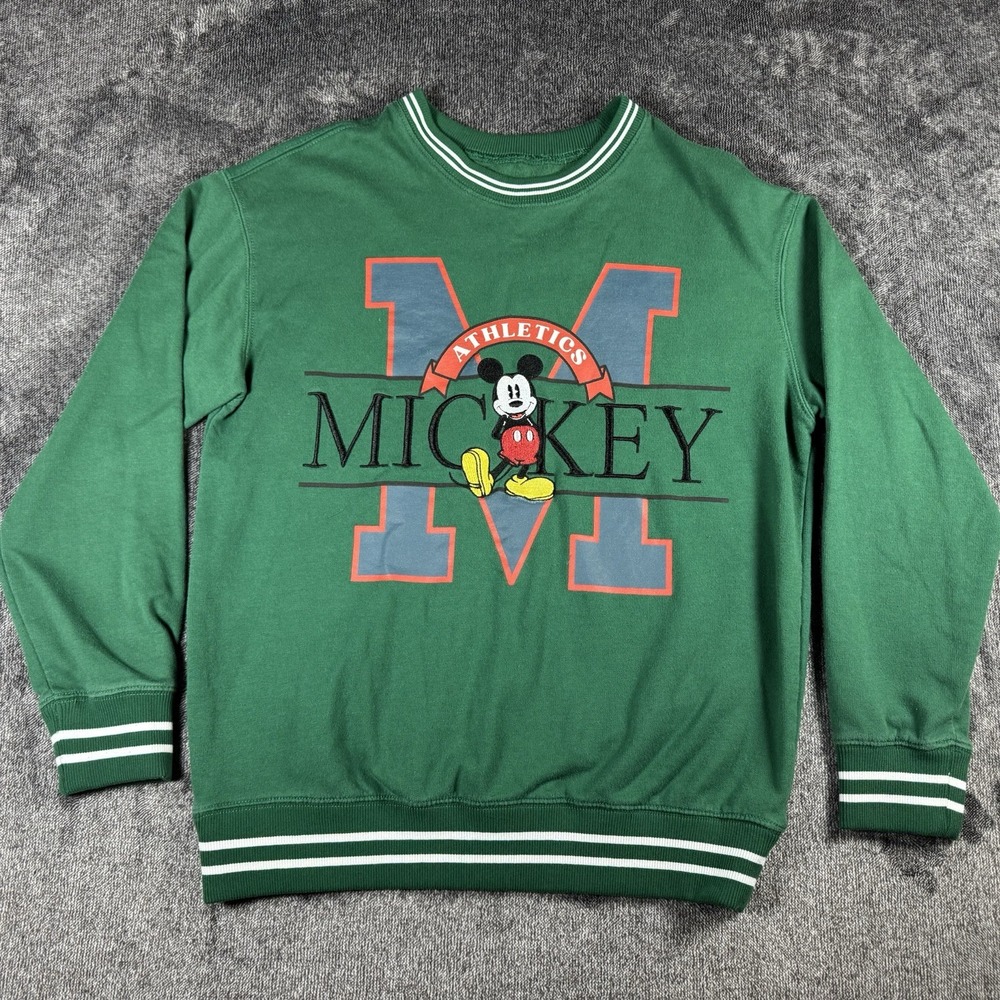 Disney Green Mickey Athletics Sweatshirt